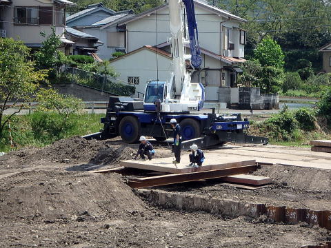 桟橋上部架設
